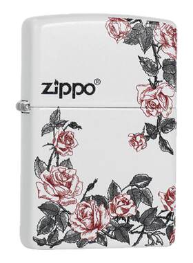 情人节礼物】zippo火机玫瑰蔷薇