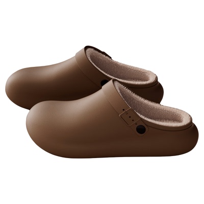 防水男士棉拖鞋加绒加厚2025新款