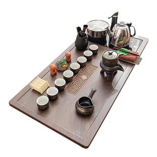 整套功夫茶具套装家用客厅自动烧水一体茶盘茶杯茶壶简约现代茶台