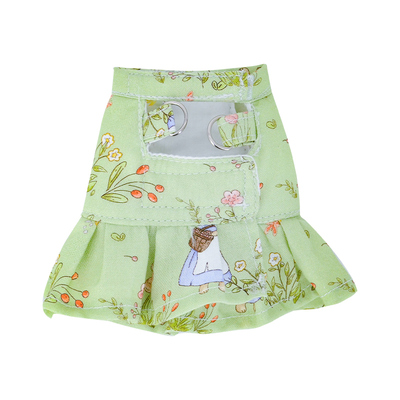 狐獴宠物衣服公主裙外出牵引绳