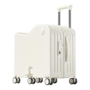 行李箱儿童可坐骑女孩拉杆箱男孩旅行密码高颜值登机小型可上飞机