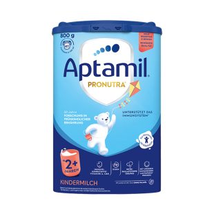 德国爱他美2+段经典版易乐罐婴幼儿配方奶粉二加段蓝罐可购1+3段