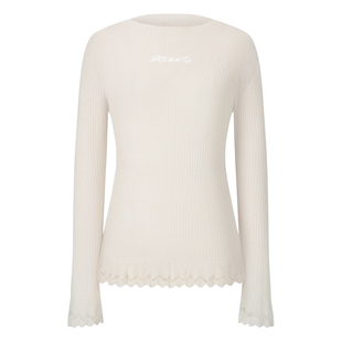 【XIAOLI筱李】2026年春季新品logo羊毛小高领长袖针织打底衫