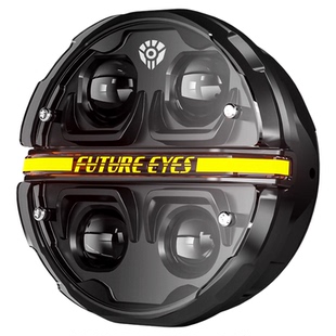 未来之眼星际X190适用于本田CM300大灯总成LED复古圆灯无损改装3C