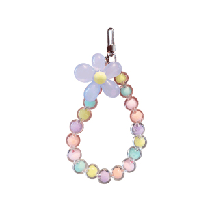 手机挂绳挂链马卡龙圆珠链条diy串珠手腕链ins风壳钥匙扣挂件带吊绳包包ccd相机挂饰简约女款高端精致小配饰