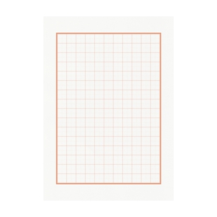 宝翰阁A4硬笔书法纸蒙肯纸日课纸田字格横线格正方格朱颜酡练习纸