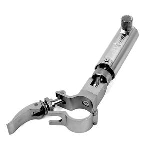 通用钓鱼椅子炮台支架微调铝合金加厚双炮台架鱼护伞架台钓椅配件