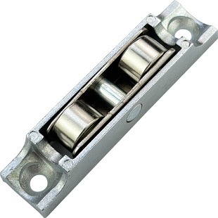 8088塑钢门窗滑轮 平移推拉阳台窗户滚针单双平槽轴承轨道轮子