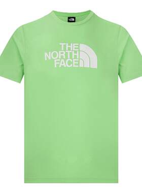 THE NORTH FACE/北面 男女同款绿色大徽标短袖T恤银泰百货 300217