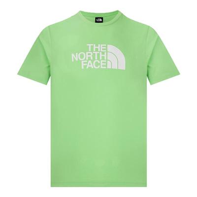 THE NORTH FACE/北面 男女同款绿色大徽标短袖T恤银泰百货 300217
