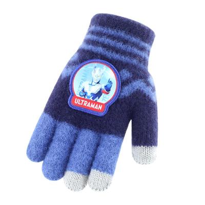 奥特曼儿童手套冬天保暖针织毛线