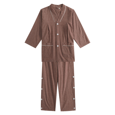 旺鑫晟源纯棉艾灸服前后开针灸
