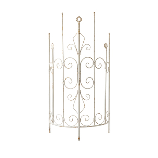 Monet Garden复古铁艺弧形栅栏铁质爬藤植物攀爬架花支架庭院围栏