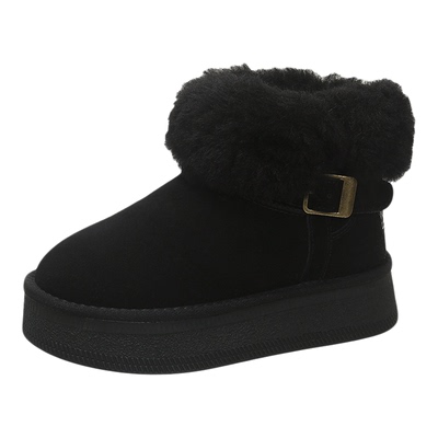 内增高厚底雪地靴女2025冬季新款