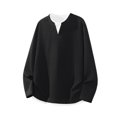 回力加绒加厚长袖T恤男士卫衣