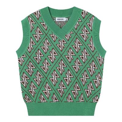 RBIGX瑞比克V领潮流针织马甲