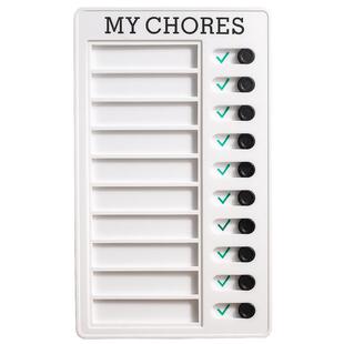 儿童自律打卡器小学生每日学习计划表作业打卡记录表提示牌学习自律神器假期行为自律表时间管理器作息时间