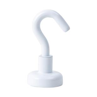 白色强力磁铁挂钩强磁挂钩超磁力挂钩磁钩磁性冰箱磁铁挂钩免打孔