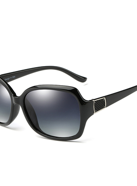 新款潮开车时尚金属镶嵌圆脸墨镜