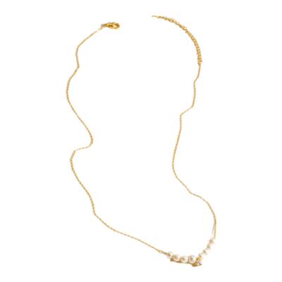 EOLO闪耀珍珠项链女纯银