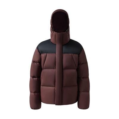 网易严选拼接羽绒服男2025秋冬新款加厚面包服男女同款短款外套潮