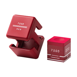 TP巧克粉7500出格红职业版中八小头大头杆无尘巧克粉台球杆枪粉