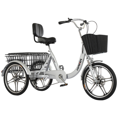 永久人力一体轮变速双链条三轮车