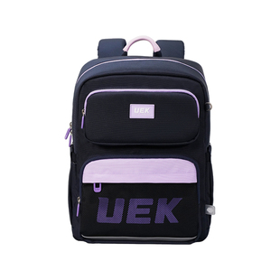 uek优壳轻量儿童书包女小学生一二三到六年级护脊减负双肩包男孩