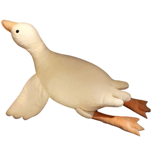 可爱大白鹅抱枕女生睡觉床头靠垫夹腿长条枕头男生款沙发床上靠枕