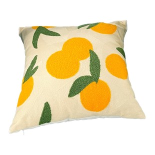 蔓越家 北欧ins风网红沙发抱枕客厅黄色抱枕套不含芯卧室床头靠垫