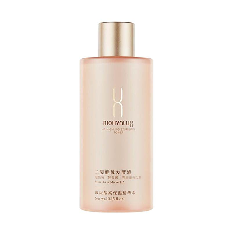 润百颜玻尿酸高保湿精粹水爽肤水烟酰胺二裂酵母香槟补水300ml