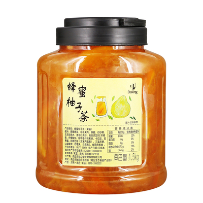 盾皇蜂蜜柚子茶浓缩果酱冲饮原料