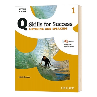 学术成功系列听说教材1级 Oxford Q Skills for Success Listening and Speaking 1 英文原版 英文版进口英语词汇语言学习书籍