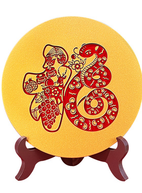 双面雕刻创意生肖摆件