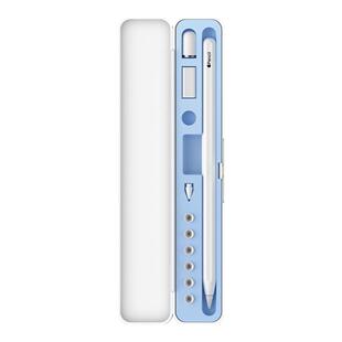 适用applepencil保护套收纳盒苹果iPad平板一代二代ipencil笔尖套贴纸笔盒apple pencil配件带笔槽硅胶笔套