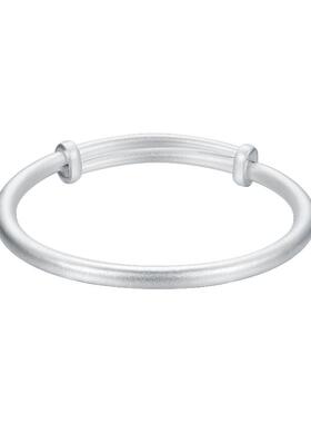 中国珠宝银手镯女足银999