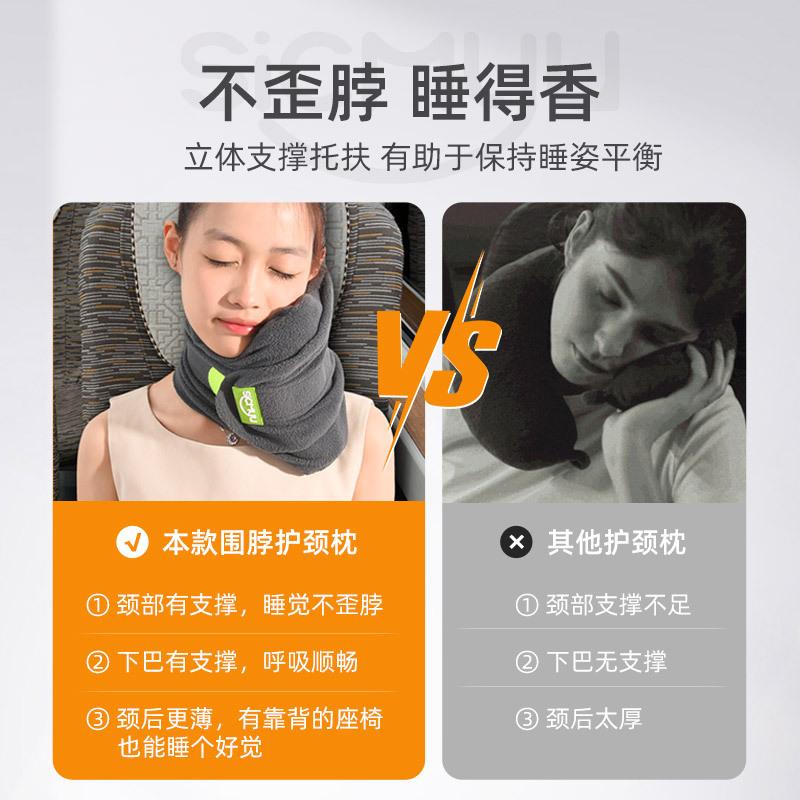 现货睡觉神器车上头枕火车颈硬座枕头u高铁护型枕飞机长途小旅行