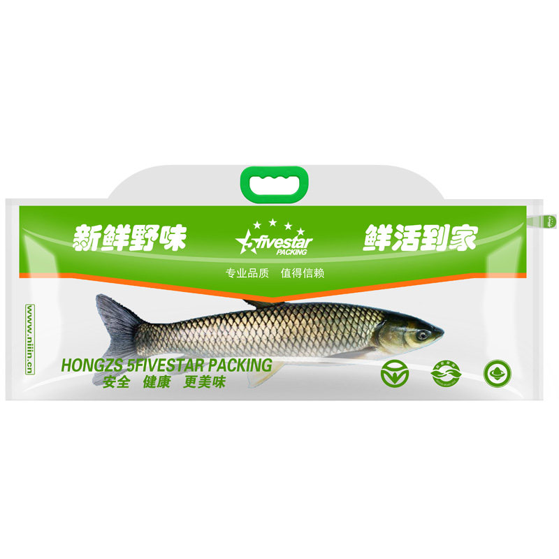 华蒂斯尼龙活鲜活体海鲜水产鱼虾蟹螺贝蚌手提充氧活鱼礼品包装袋