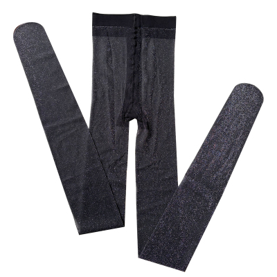 繁星【爆闪】性感银葱黑丝连裤袜