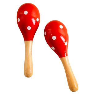 婴儿玩具摇铃木制小沙锤沙铃奥尔夫打击乐器幼儿宝宝早教益智玩具