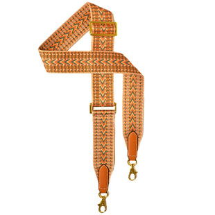 新款休闲伊芙琳包凯莉包可调节长度斜跨宽肩带配牛皮编织单肩包带