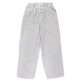 韩国badblood美式慵懒松弛感休闲裤女条纹垂感宽松百搭显瘦长裤子