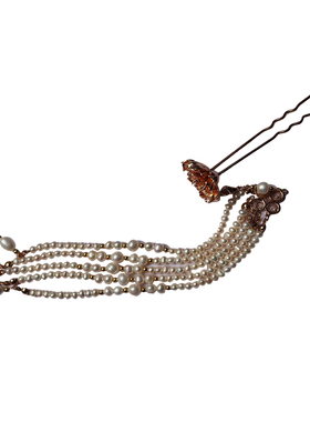 手工汉服玛瑙华丽风古典软璎珞