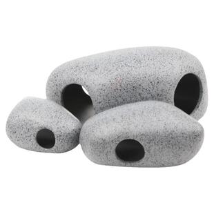 森森鱼缸陶罐躲避屋三湖慈鲷造景石头繁殖罐虾屋虾窝虾瓷罐躲避洞