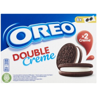 现货荷兰oreo奥利奥饼干双层奶油2倍加厚夹心饼干零食6小包装170g