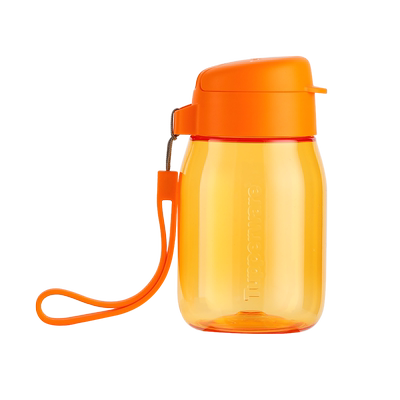 特百惠CC嘟嘟350ml企鹅儿童男女吸管杯便携塑料PC水壶高颜值