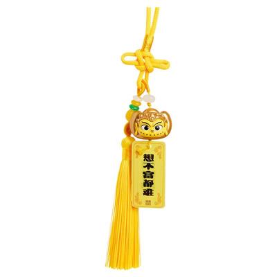 福福贴贴 福力挂件文创车载盲盒黄财神萌粒摆件潮玩手办