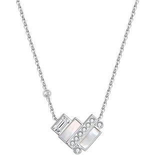 ZEGL心跳律动系列贝壳项链轻奢小众设计锁骨链配饰女贝母吊坠颈链