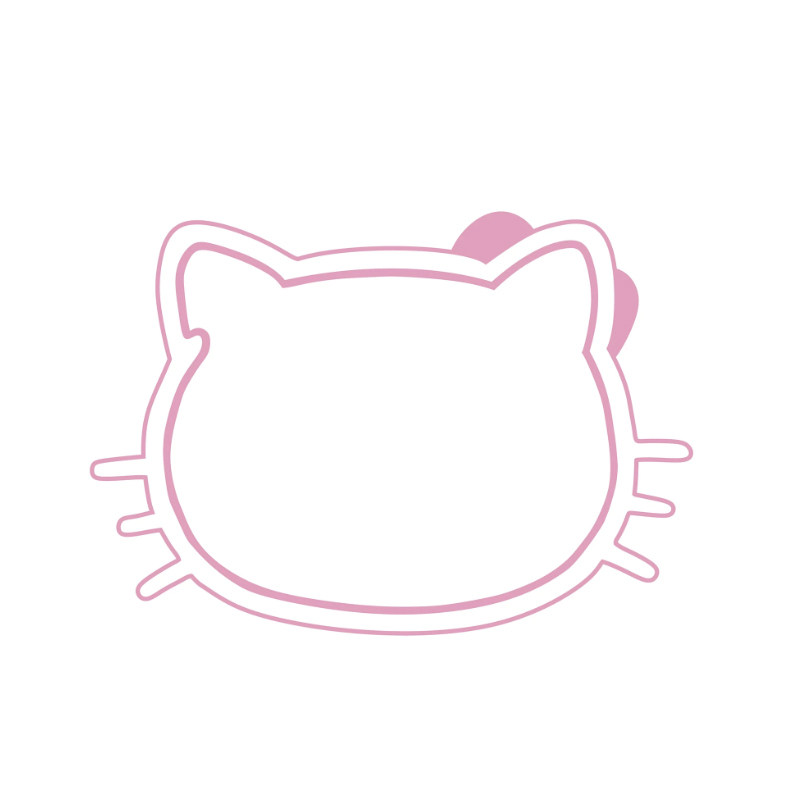 凯蒂猫镜子墙贴网红蛋糕店打卡