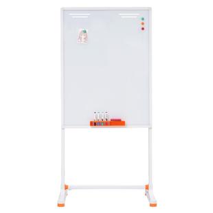 磁性钢化玻璃白板支架式移动可檫写办公黑板家用教学培训儿童涂鸦画板记事板单面小学生写字板书写告示备忘板